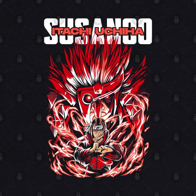 Susanoo Itachi anime Fanart by Planet of Tees